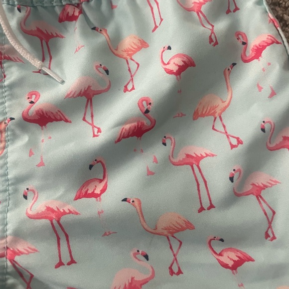 Janie and Jack- Flamingo swim shorts - 5yrs - Picture 2 of 3